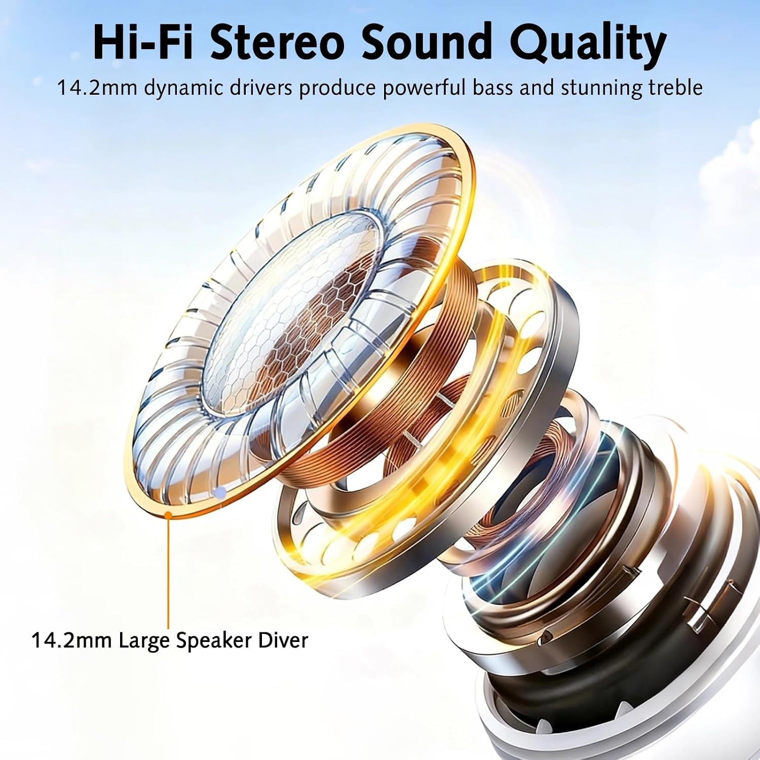 Sonido HiFi con cancelación de ruido ENC